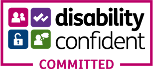 Disability Confident Committed logo